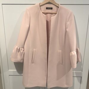 Nine West 3/4 Flounce Sleeve Suit Coat
